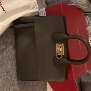 Salvatore Ferragamo leather brand new handbag